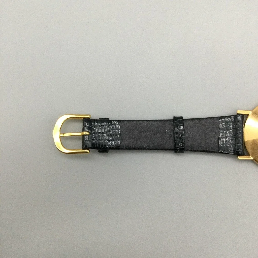 Vintage Cenex Land O' Lakes Mens Watch 33mm Gold Tone Leather 1994 New Battery